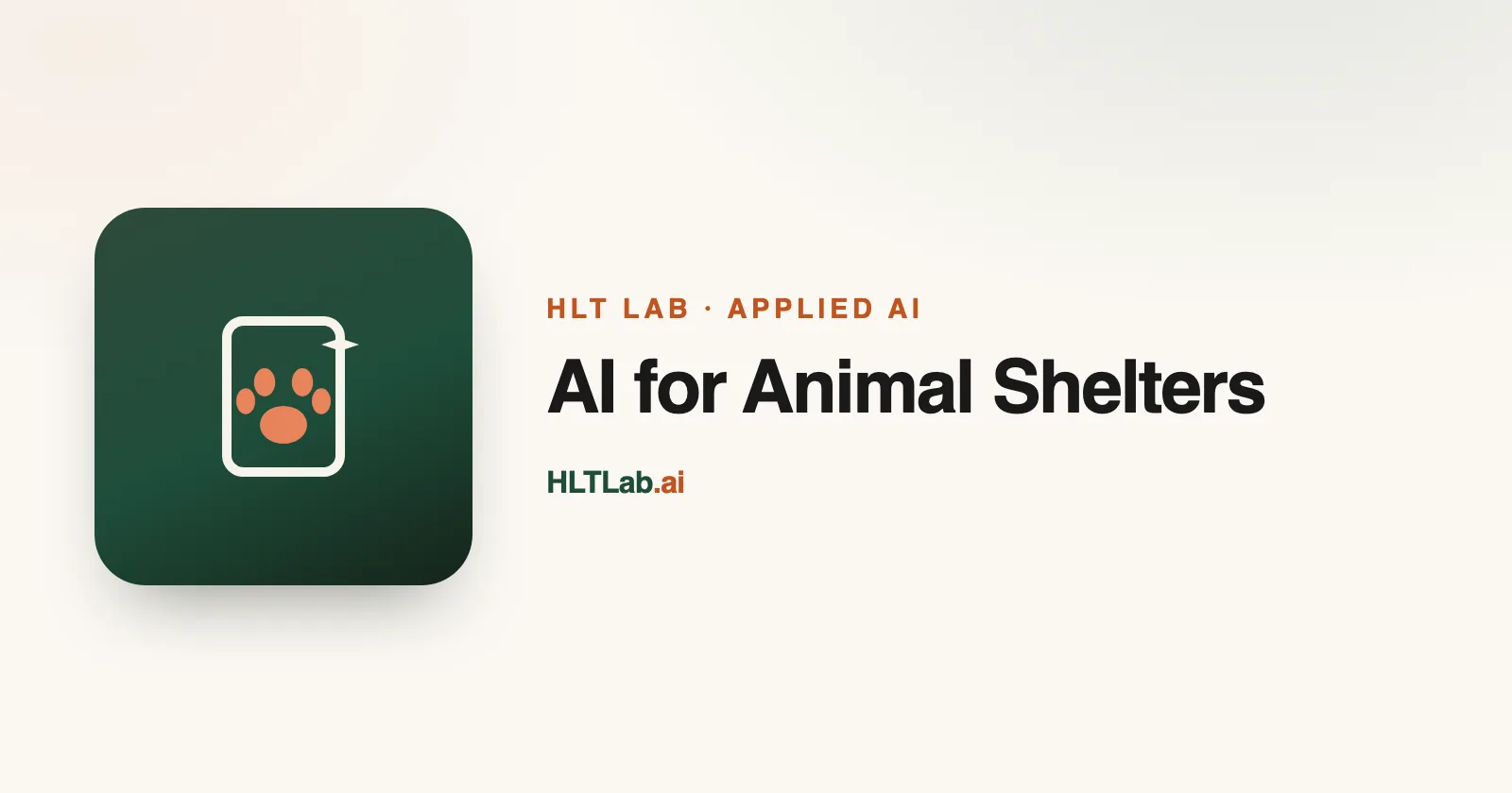 Animal shelter volunteer using AI pet adoption software on a tablet beside dog kennels